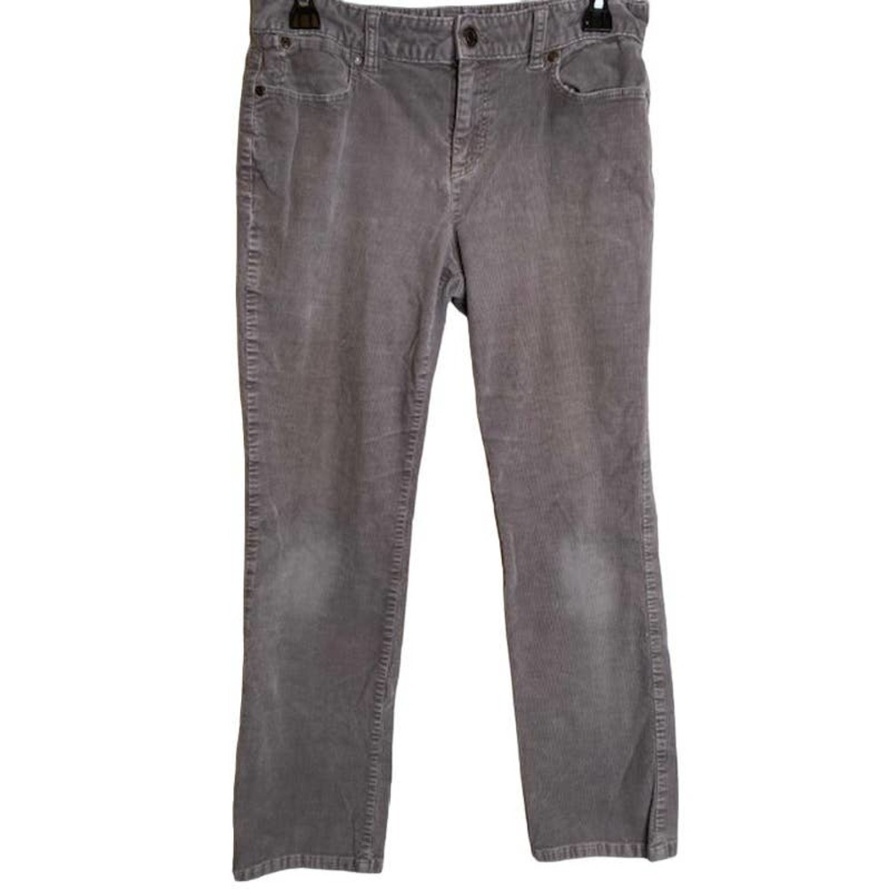 Talbots Heritage‎ Womens Size 8 Cordaroy Pants Gray